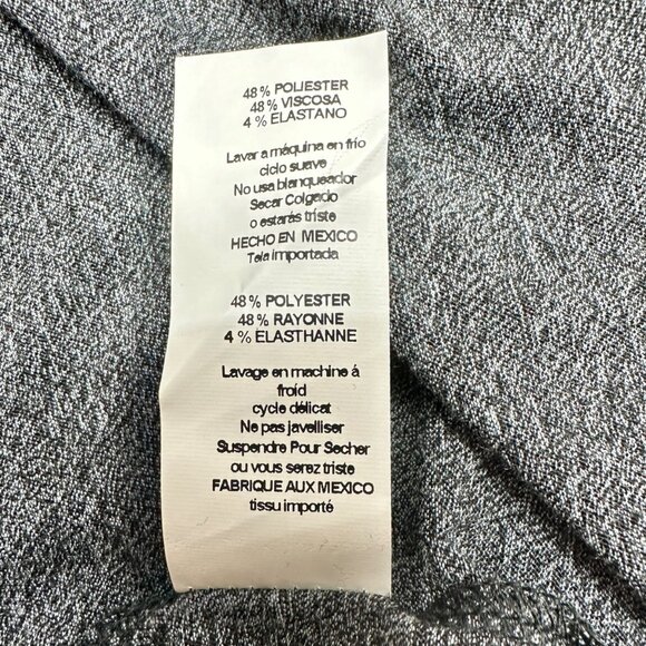 LuLaRoe Retired Julia Dress XS Heathered Gray w Pink Trim Neck SS Form Fit NWT - Picture 6 of 8